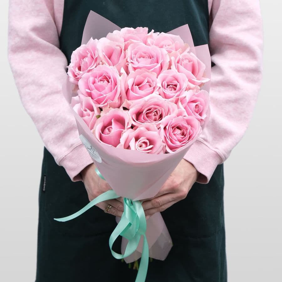 Букет розовых Роз 60 см «Бономиана»
