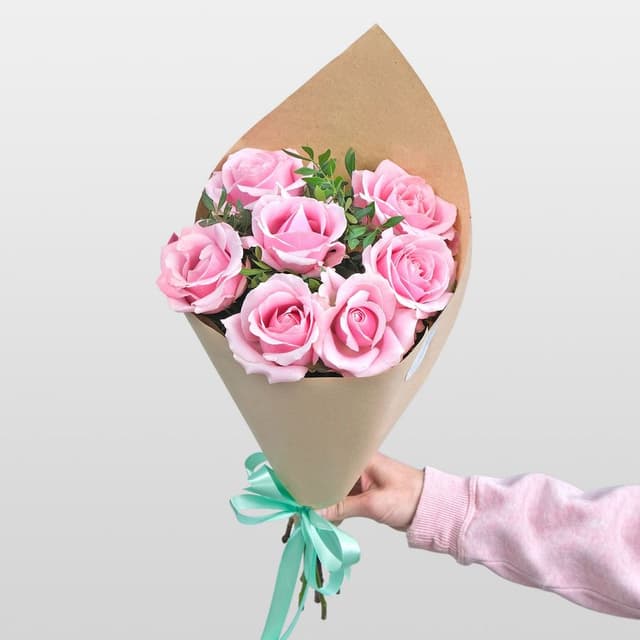 Букет розовых Роз 60 см «Топаз» Букет розовых Роз 60 см «Топаз»