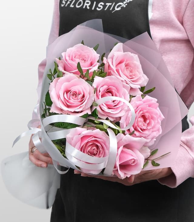 Букет из Роз Розовый 60 см «Изумруд» Букет из Роз Розовый 60 см «Изумруд»