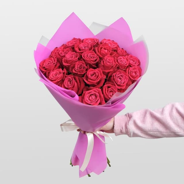 Букет из Роз 60 см «Красный Восход» Букет из Роз 60 см «Красный Восход»