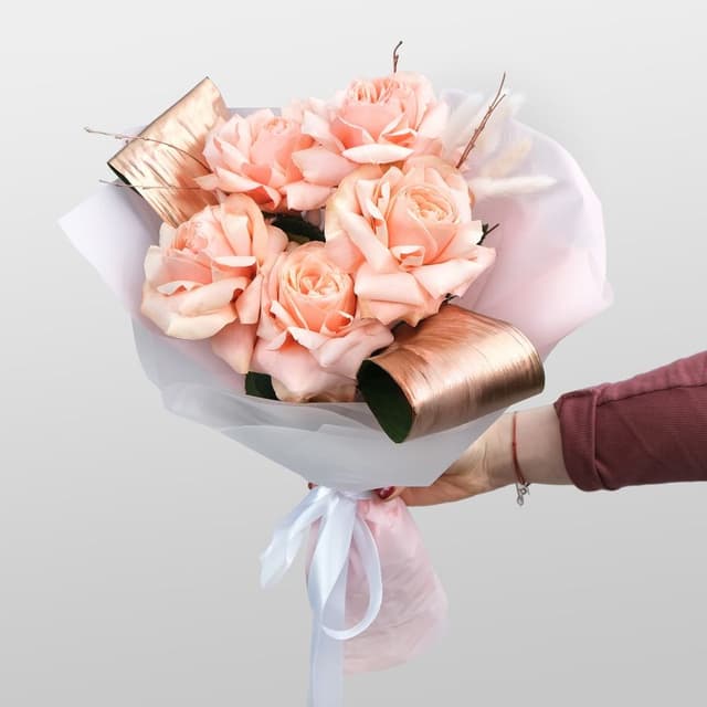 Букет из Пионовидных Роз «Амелия» Букет из Пионовидных Роз «Амелия»