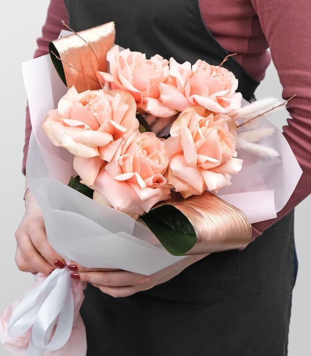 Букет из Пионовидных Роз «Амелия» Букет из Пионовидных Роз «Амелия»