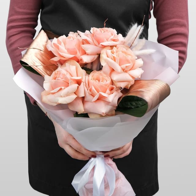 Букет из Пионовидных Роз «Амелия» Букет из Пионовидных Роз «Амелия»