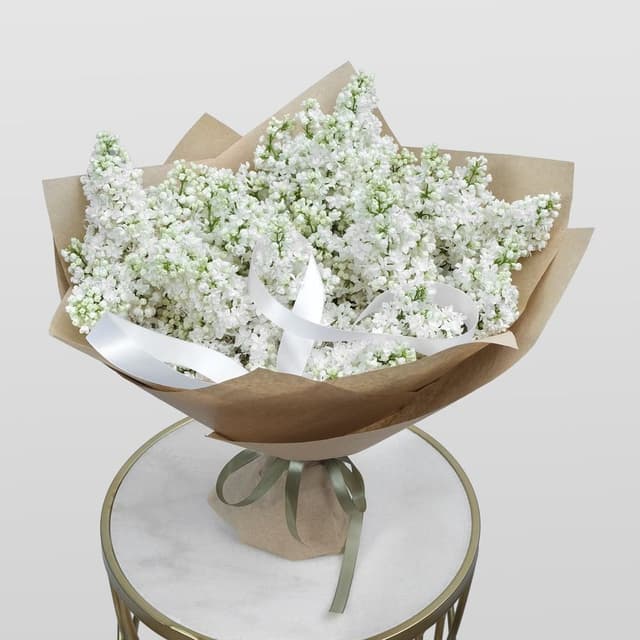 Букет из белой Сирени «Бонсай» Букет из белой Сирени «Бонсай»