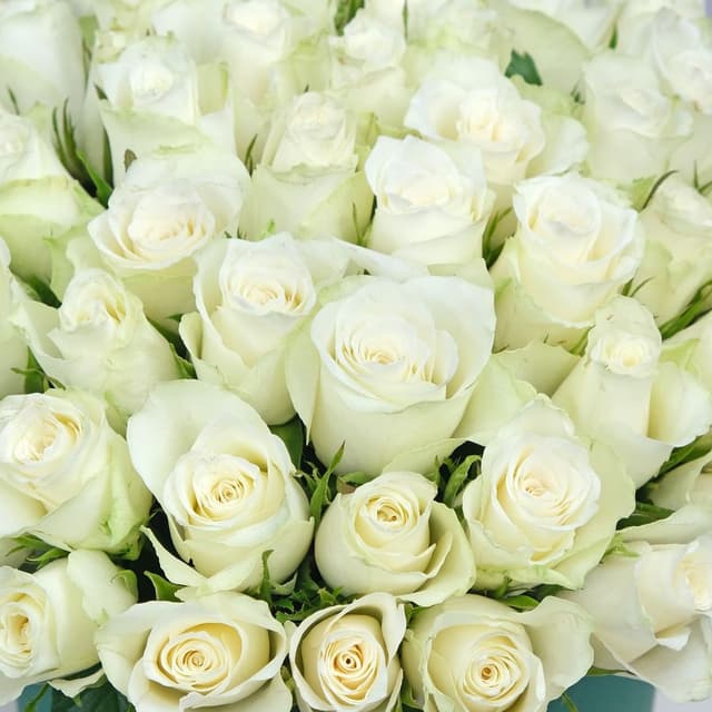 Композиция из Роз 51 шт 40 см «Верной» Композиция из Роз 51 шт 40 см «Верной»