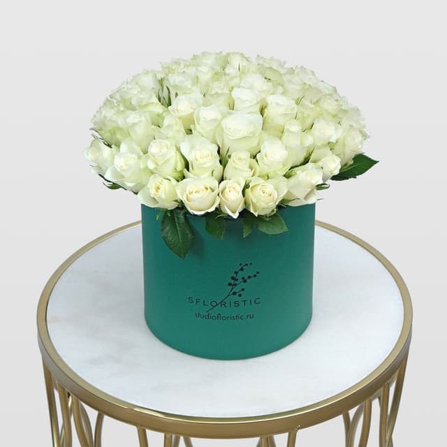 Композиция из Роз 51 шт 40 см «Верной» Композиция из Роз 51 шт 40 см «Верной»