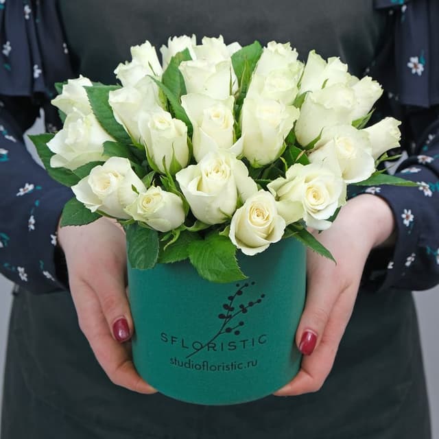 Композиция из Роз 25 шт 40 см «Искренняя любовь» Композиция из Роз 25 шт 40 см «Искренняя любовь»