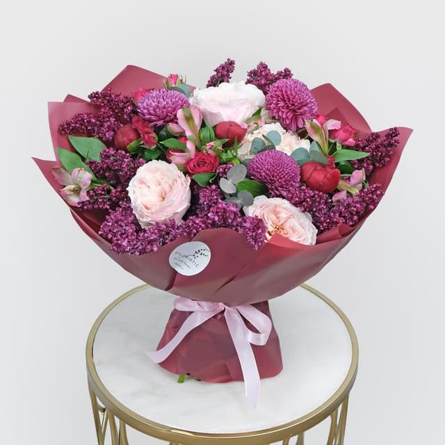 Букет из Роз, Пионов и Гортензии «Марго» Букет из Роз, Пионов и Гортензии «Марго»