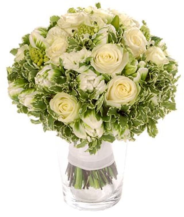 Букет из Роз и Тюльпанов «Ангельский букет» Букет из Роз и Тюльпанов «Ангельский букет»