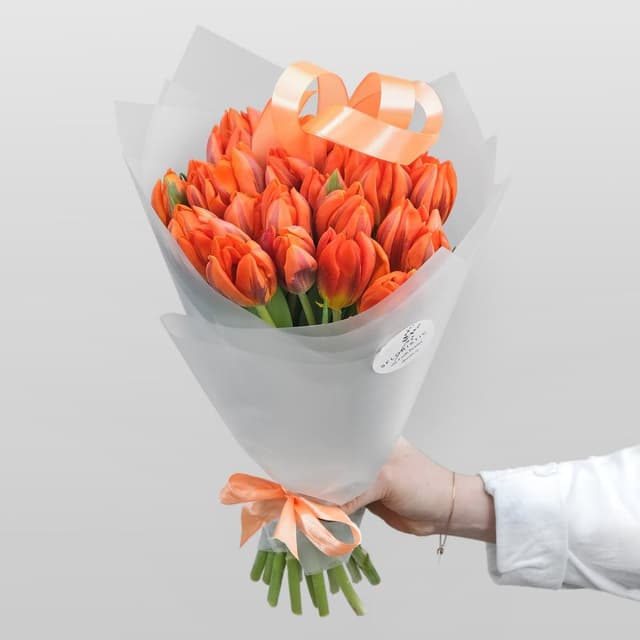 Букет из Тюльпанов 25шт «Монако» Букет из Тюльпанов 25шт «Монако»