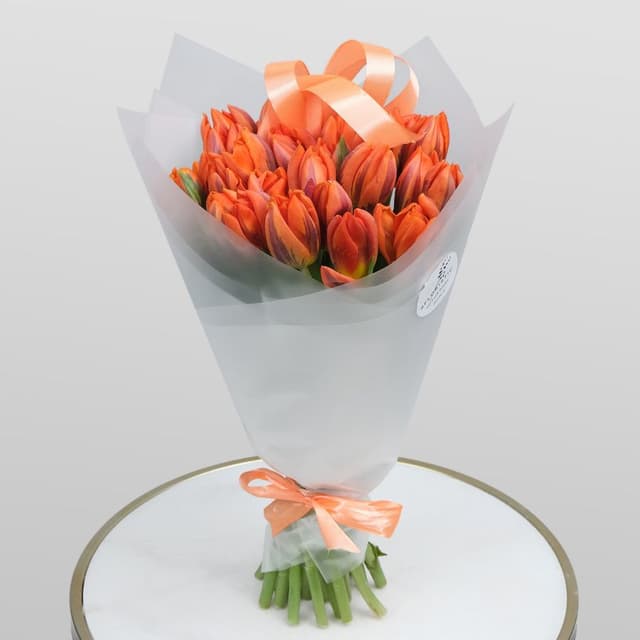 Букет из Тюльпанов 25шт «Монако» Букет из Тюльпанов 25шт «Монако»