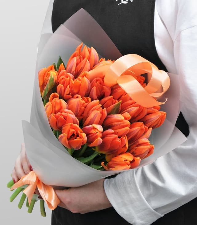 Букет из Тюльпанов 25шт «Монако» Букет из Тюльпанов 25шт «Монако»