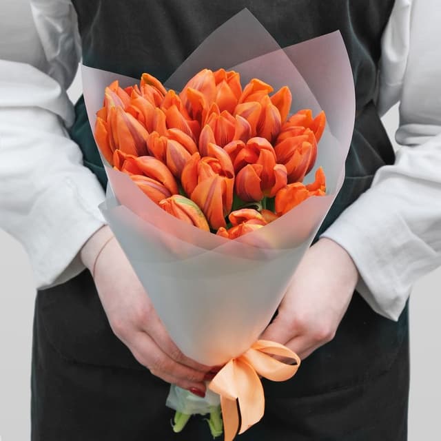 Букет из Тюльпанов 19 шт «Элизабет» Букет из Тюльпанов 19 шт «Элизабет»
