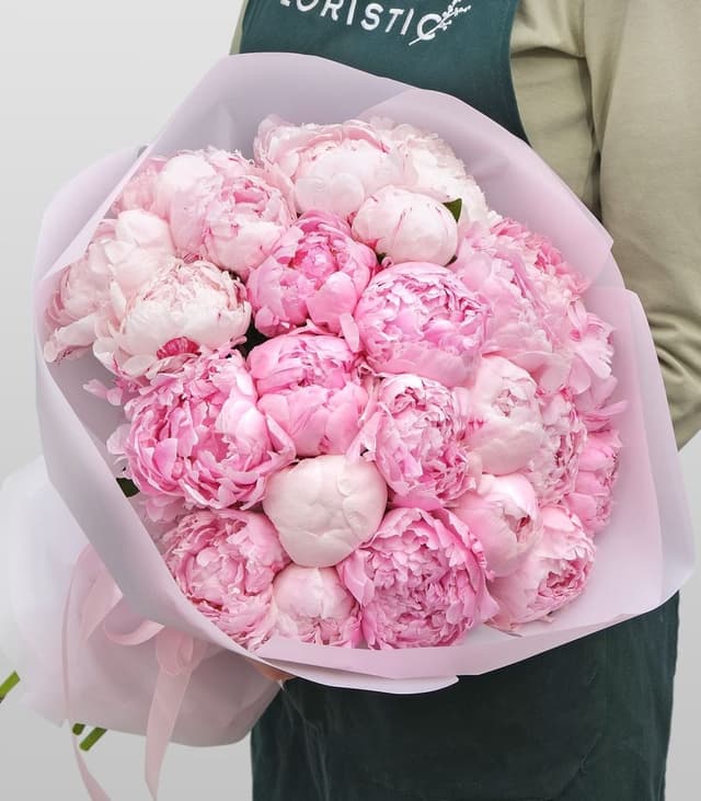 Букет из 25 Пионов «Вкус Любви» Букет из 25 Пионов «Вкус Любви»