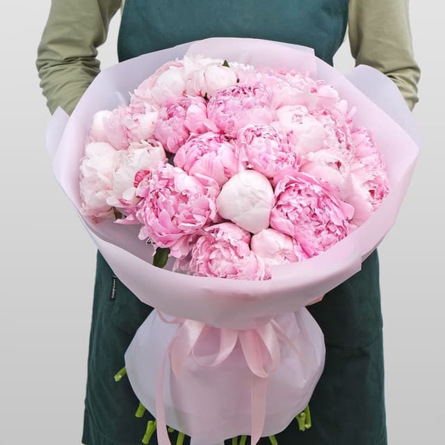 Букет из 25 Пионов «Вкус Любви» Букет из 25 Пионов «Вкус Любви»