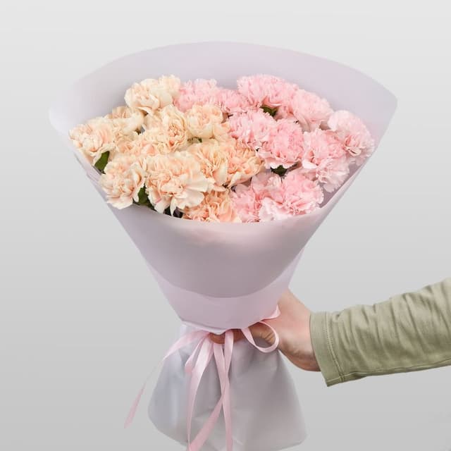 Букет из Гвоздики «Облака Любви» Букет из Гвоздики «Облака Любви»