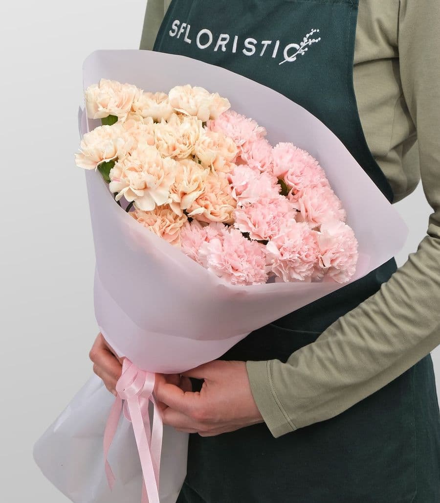 Букет из Гвоздики «Облака Любви»