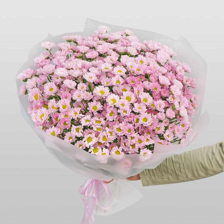 Букет из Хризантемы Сантини «Очарование»