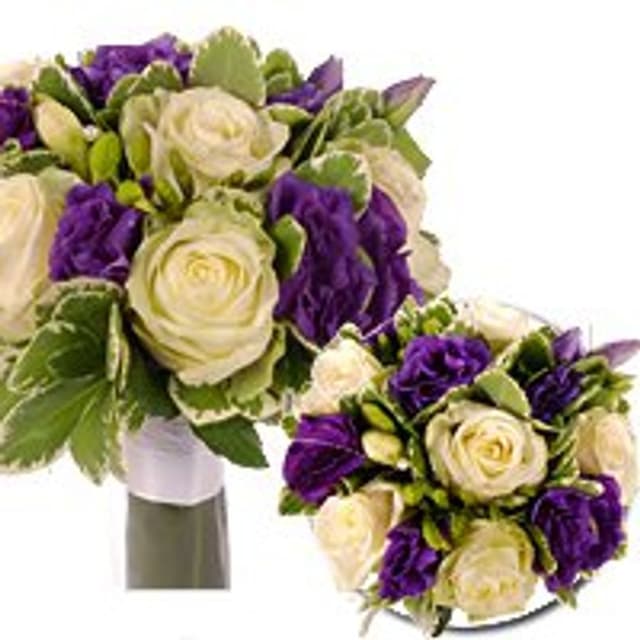 Букет из Роз и Лизиантуса «Гармония весны» Букет из Роз и Лизиантуса «Гармония весны»