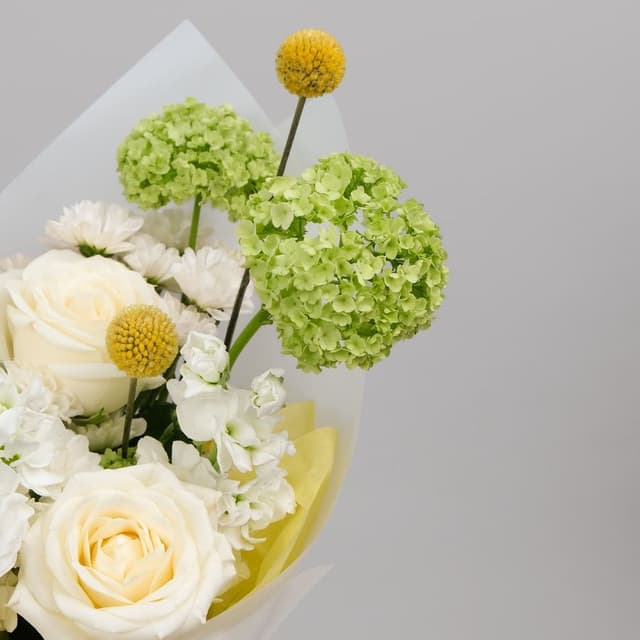 Букет из Роз, Маттиолы и Хризантемы «Нега» Букет из Роз, Маттиолы и Хризантемы «Нега»
