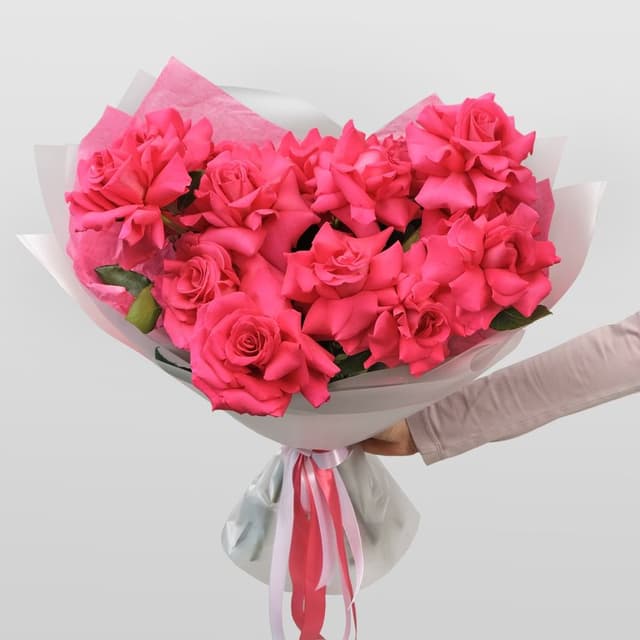 Букет из малиновых Роз «Флойд» Букет из малиновых Роз «Флойд»