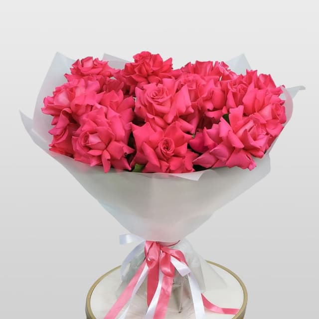 Букет малиновых Роз «Блюз» Букет малиновых Роз «Блюз»