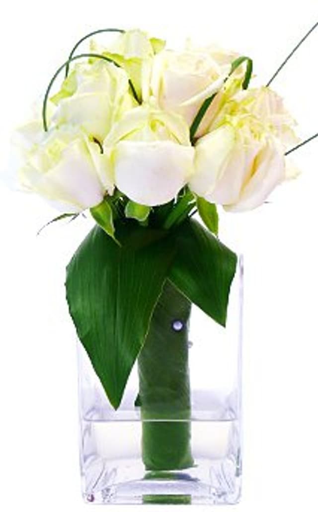 Букет из белых Роз «Зимнее свечение» Букет из белых Роз «Зимнее свечение»