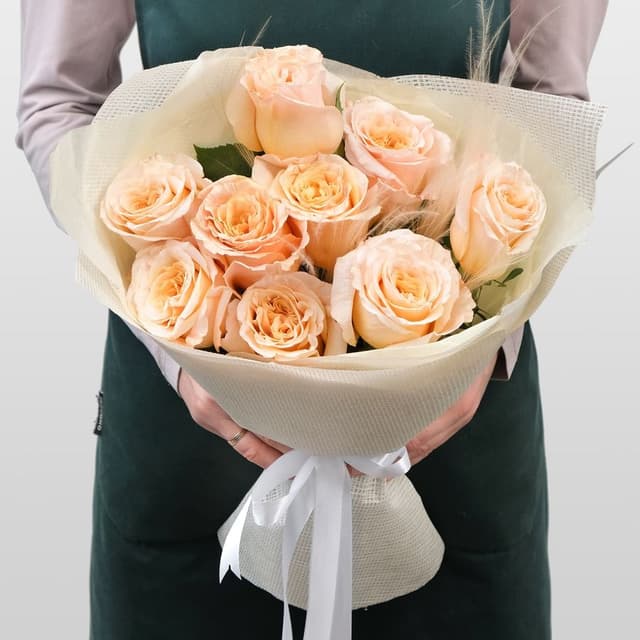 Букет Роз Шиммер «Кремовая радость» Букет Роз Шиммер «Кремовая радость»