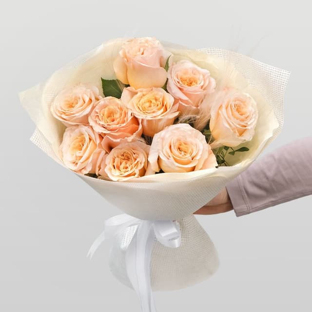 Букет Роз Шиммер «Кремовая радость» Букет Роз Шиммер «Кремовая радость»