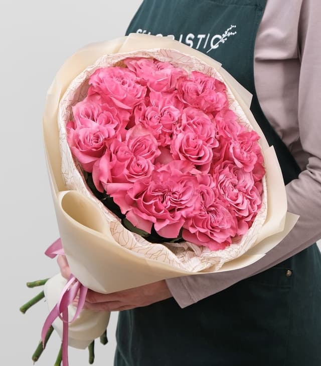 Букет из розовых Роз «Мулен Руж» Букет из розовых Роз «Мулен Руж»