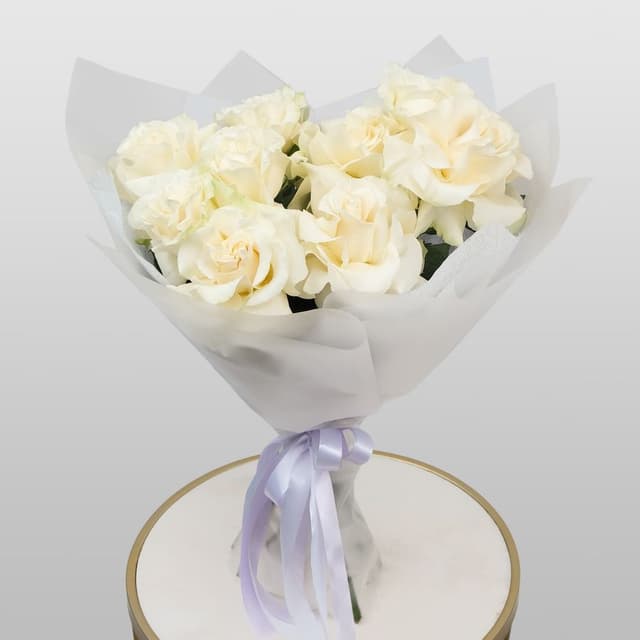 Букет белых Роз «Мира» Букет белых Роз «Мира»