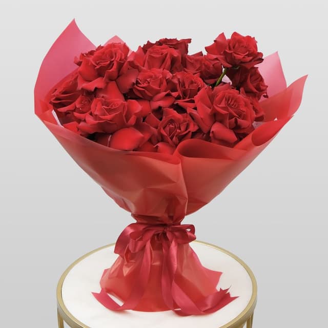 Букет красных Роз «Огонь Любви» Букет красных Роз «Огонь Любви»