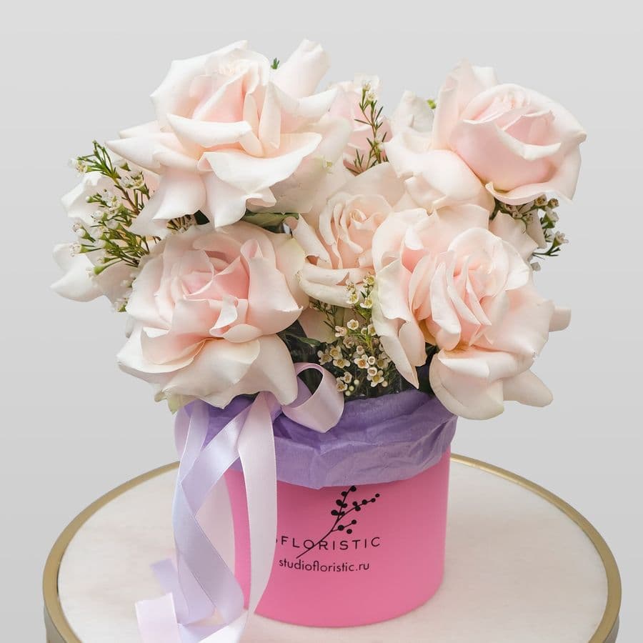 Композиция из Роз «Медовая красота»