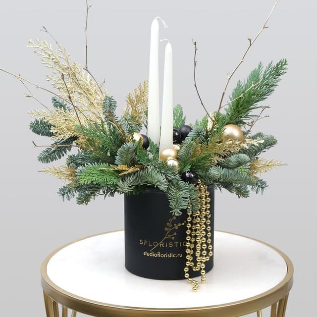 Композиция из Пихты «Золотая Ночь» Композиция из Пихты «Золотая Ночь»