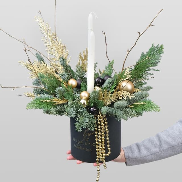 Композиция из Пихты «Золотая Ночь» Композиция из Пихты «Золотая Ночь»