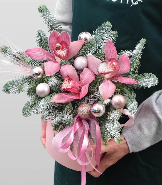 Композиция из Орхидеи и Нобилиса «Розовая Сказка» Композиция из Орхидеи и Нобилиса «Розовая Сказка»