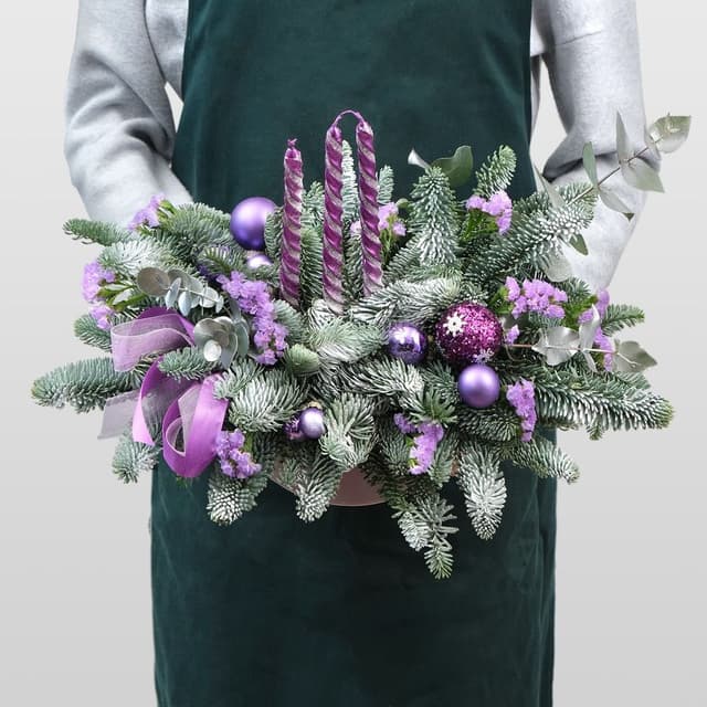 Композиция из Нобилиса, Статицы «Новогодняя Романтика» Композиция из Нобилиса, Статицы «Новогодняя Романтика»