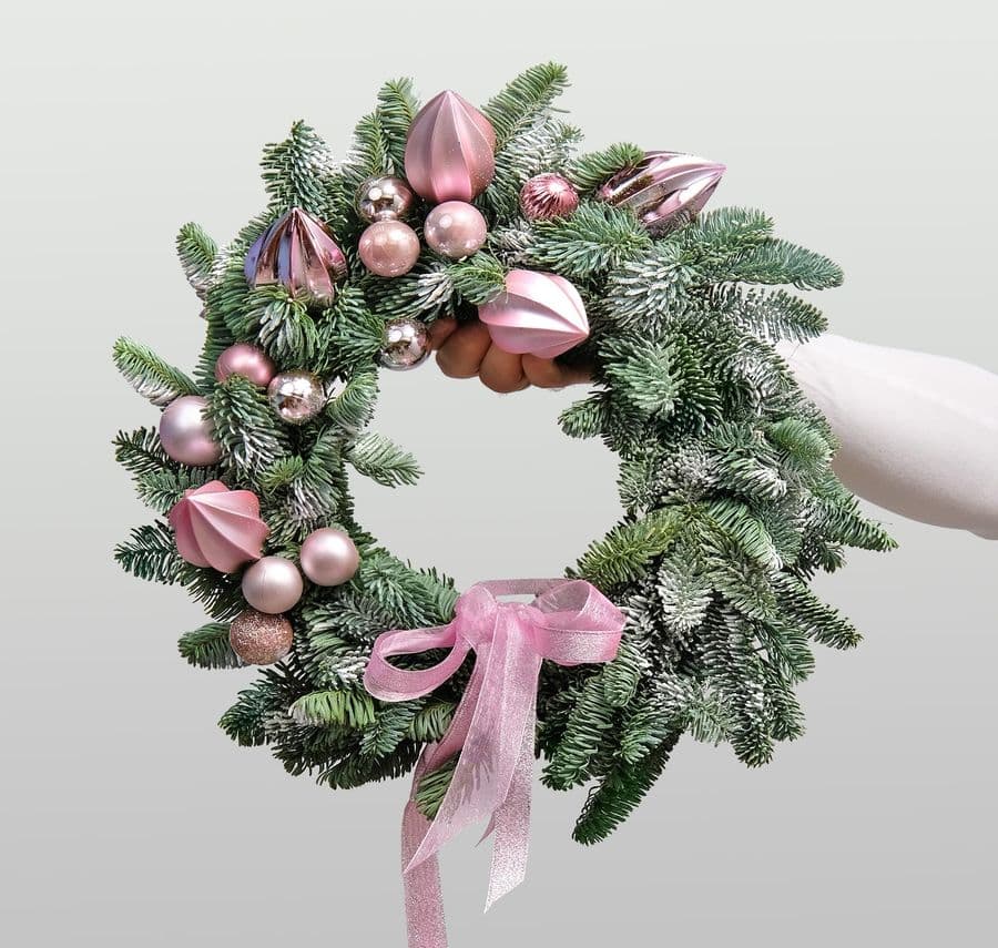 Новогодний венок «Счастливого Нового Года»