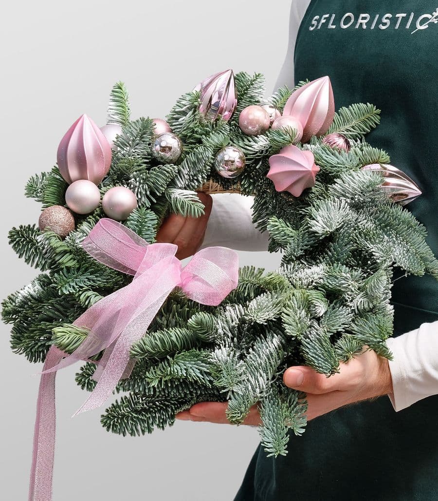 Новогодний венок «Счастливого Нового Года»