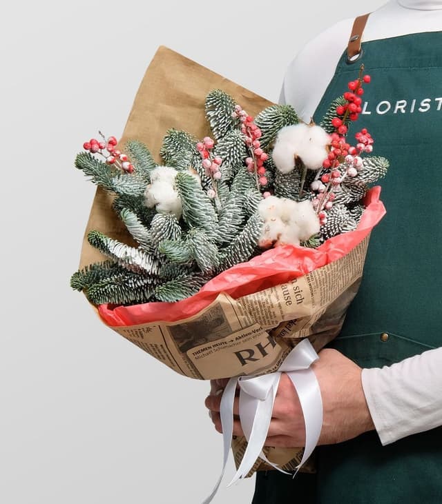 Букет из Нобилиса «Дед Мороз» Букет из Нобилиса «Дед Мороз»