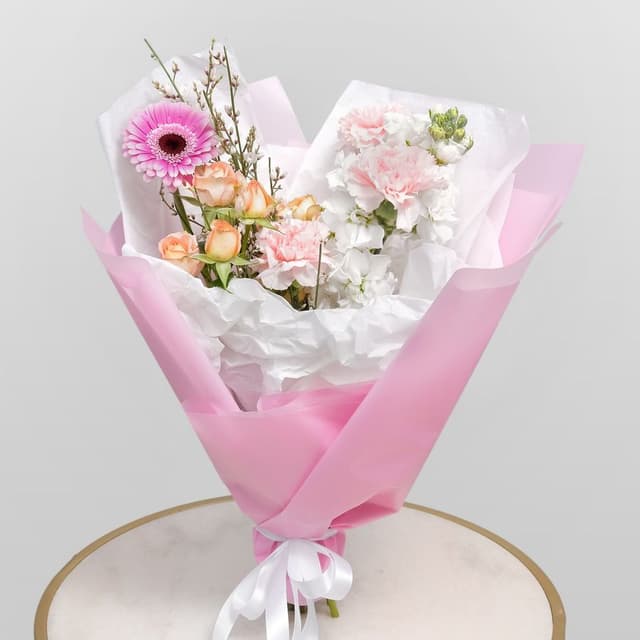 Букет Роз, Гермини и Маттиолы «Око Души» Букет Роз, Гермини и Маттиолы «Око Души»