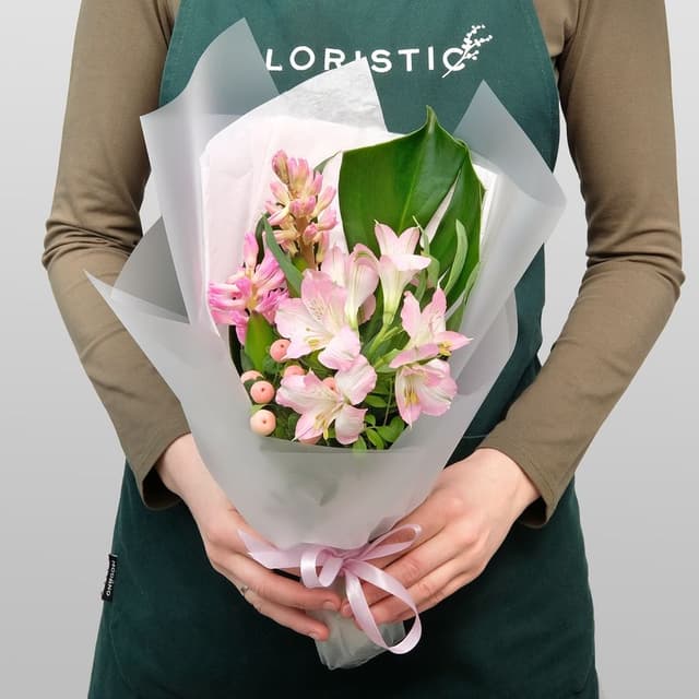 Букет из Гиацинтов и Альстромерий «Розовая Звездочка» Букет из Гиацинтов и Альстромерий «Розовая Звездочка»