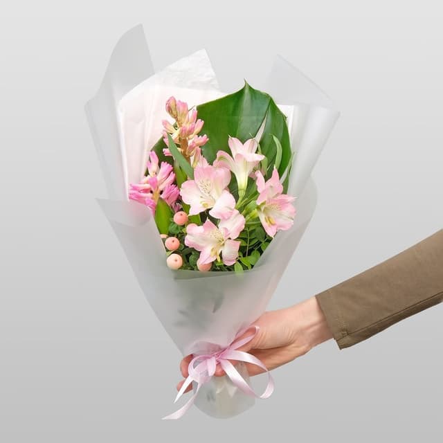 Букет из Гиацинтов и Альстромерий «Розовая Звездочка» Букет из Гиацинтов и Альстромерий «Розовая Звездочка»