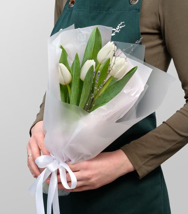 Букет из Тюльпанов «Ароматное Настроение» Букет из Тюльпанов «Ароматное Настроение»