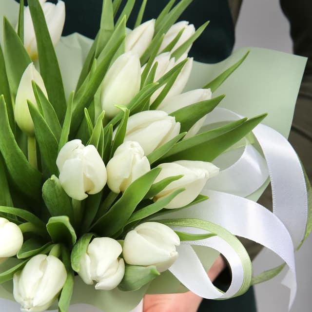 Композиция из Тюльпанов «Ангельский рассвет» Композиция из Тюльпанов «Ангельский рассвет»