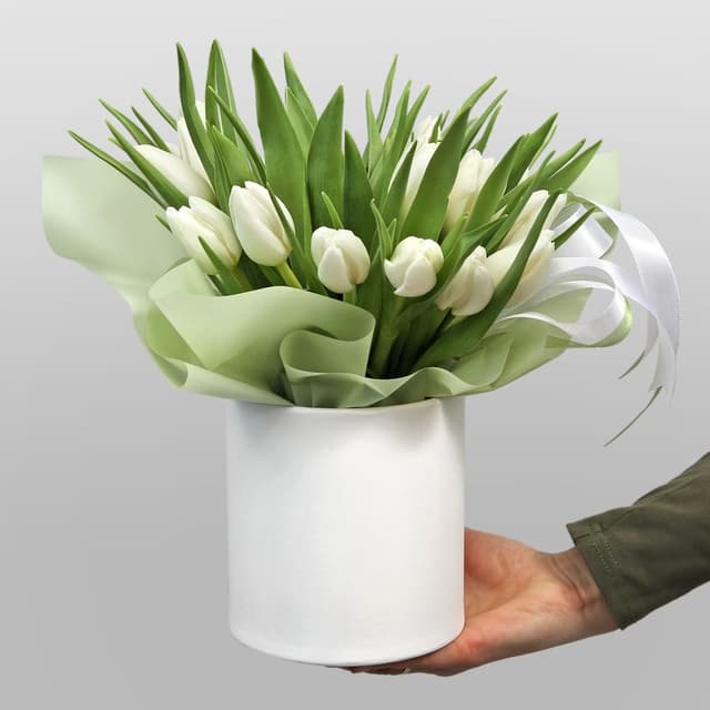 Композиция из Тюльпанов «Ангельский рассвет» Композиция из Тюльпанов «Ангельский рассвет»