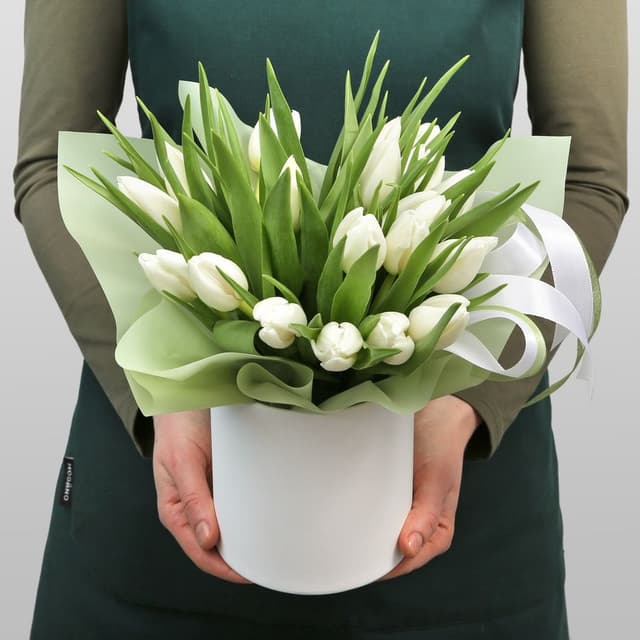 Композиция из Тюльпанов «Ангельский рассвет» Композиция из Тюльпанов «Ангельский рассвет»