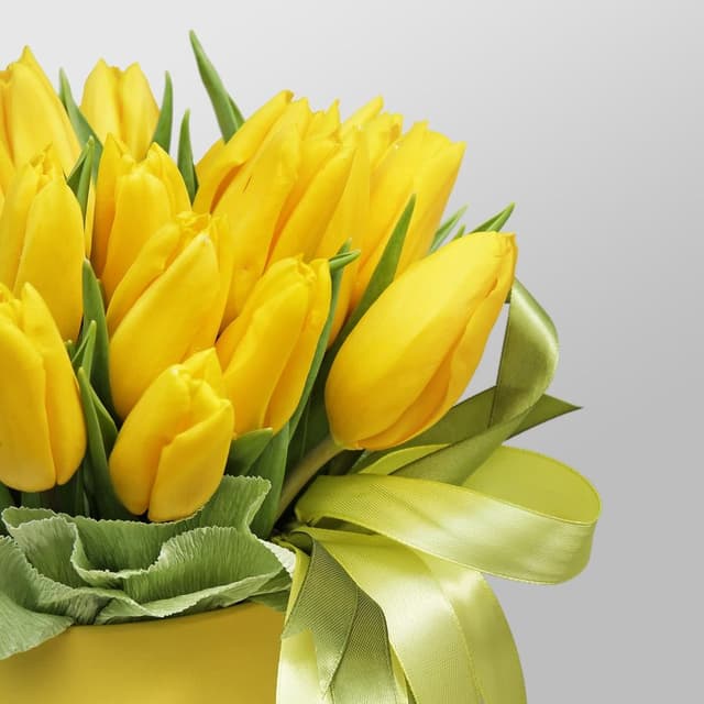 Композиция из Тюльпанов «Желтое счастье» Композиция из Тюльпанов «Желтое счастье»