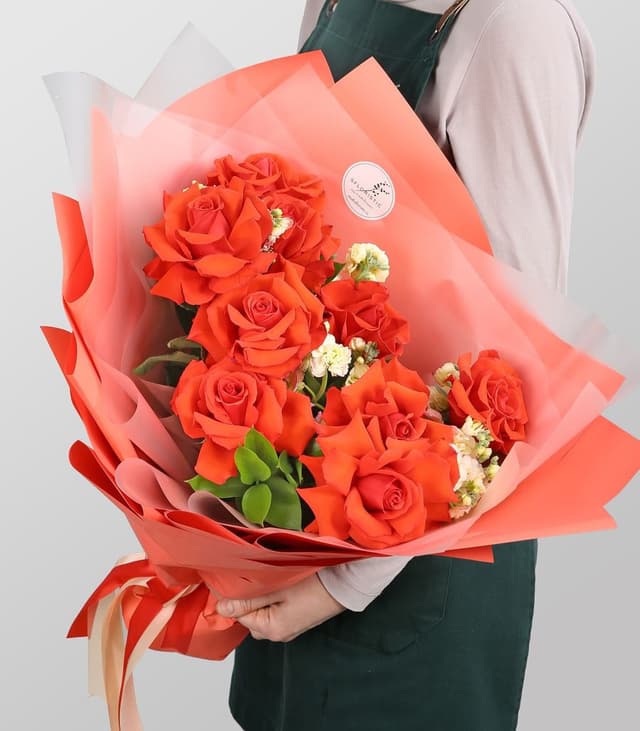 Букет из Роз Эквадор и Маттиолы «Конфитюр» Букет из Роз Эквадор и Маттиолы «Конфитюр»