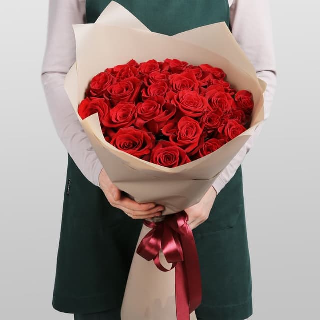 Букет из 25 Роз Эквадор «Прекрасное мгновение» Букет из 25 Роз Эквадор «Прекрасное мгновение»
